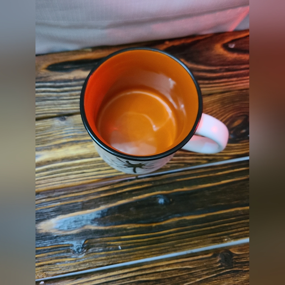 Black Spider 12 oz Halloween Coffee Mug by Global Design Connections - Picture 3 of 4